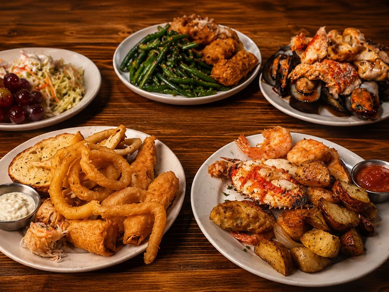 Flaming Grill & Buffet food